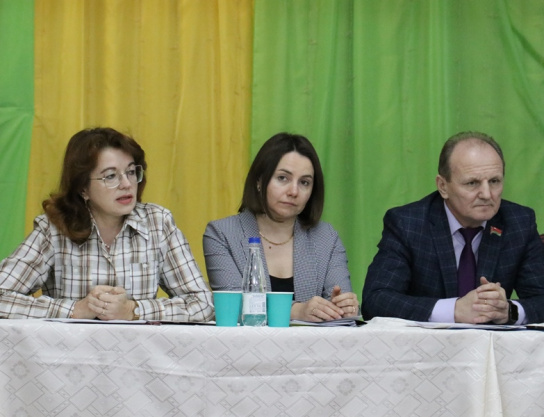 Члены информационно-пропагандистской группы встретились с коллективом СШ №6