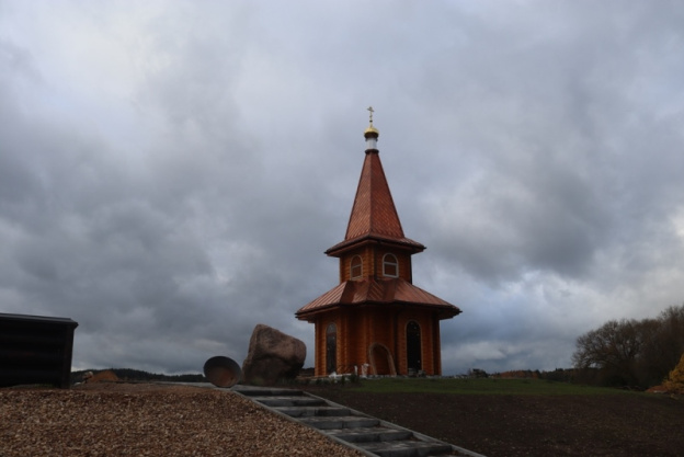 В агрогородке Вишнево построили православную часовню