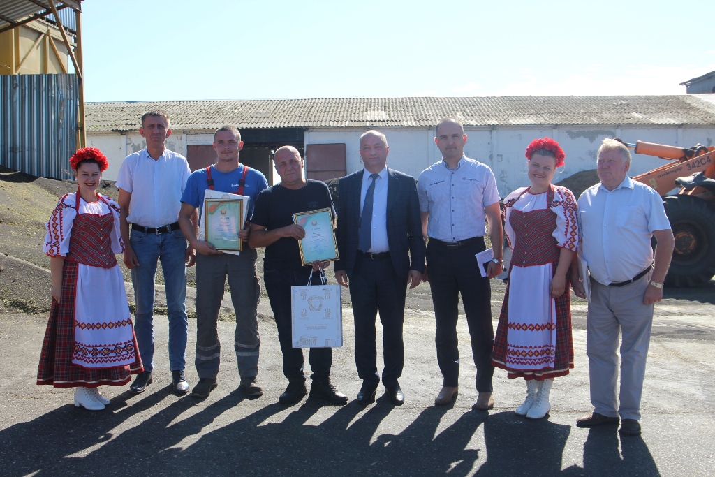 На Сморгонщине на уборке зерновых выявлены лидеры