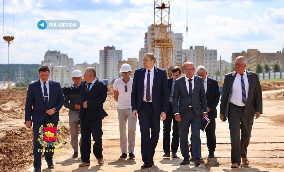 Владимир Караник проинспектировал ход строительства новой больницы в Гродно Владимир Караник проинспектировал ход строительства новой больницы в Гродно