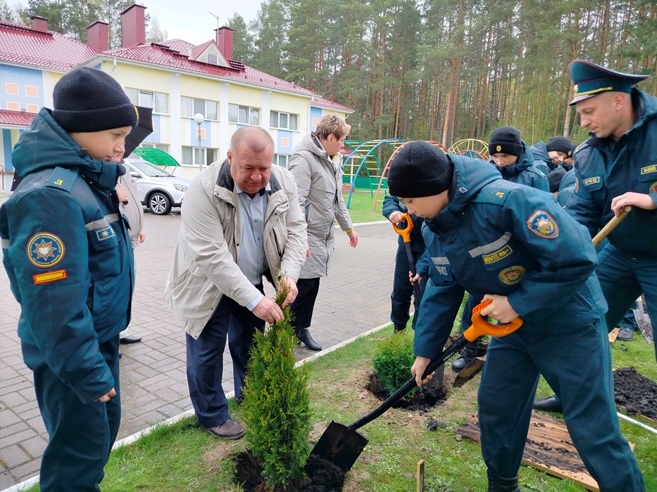 Аллея с символическим названием «Возрождение» появилась в ДРОЦ «Лесная поляна» 