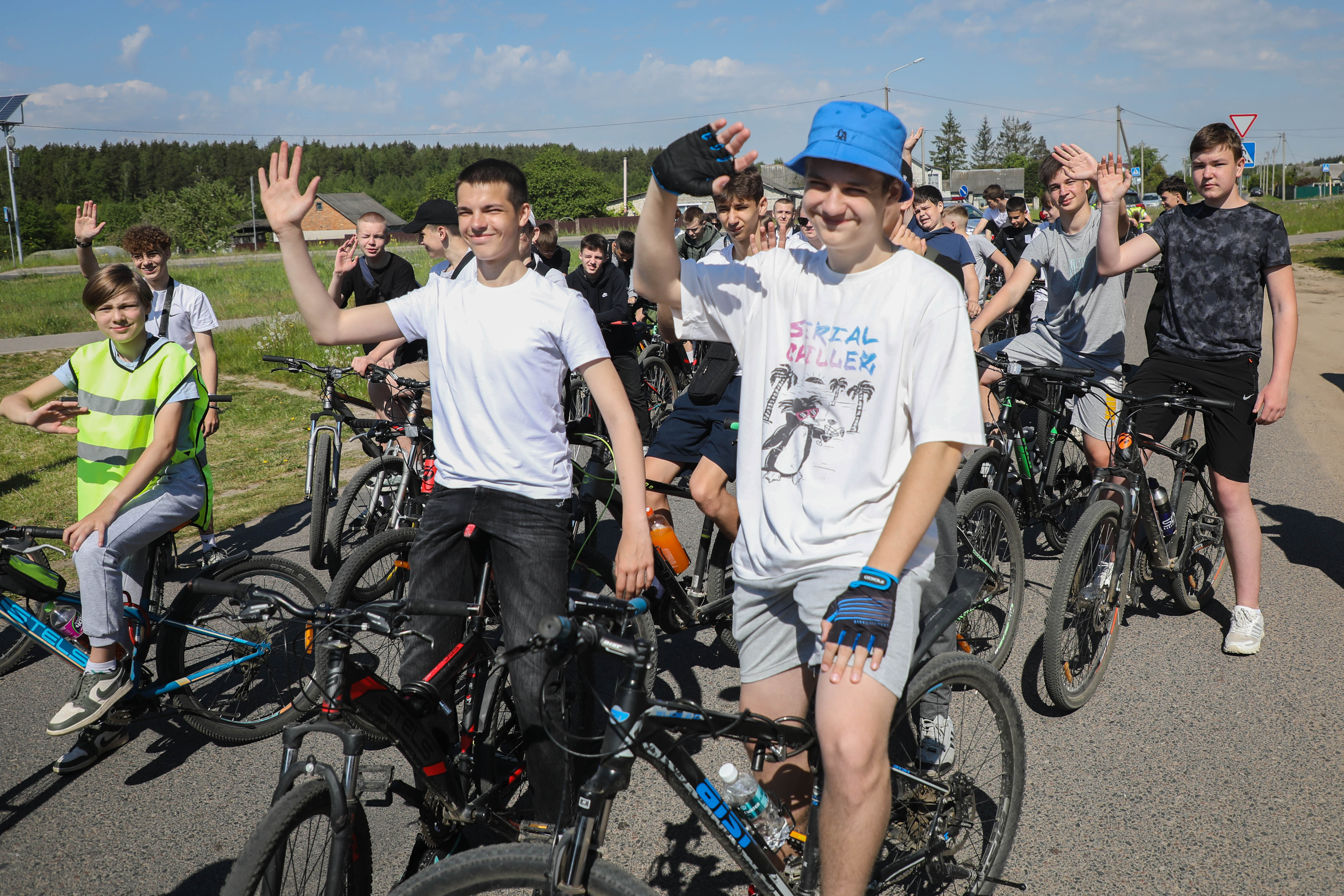 В Сморгони молодёжный велопробег собрал более 50 участников